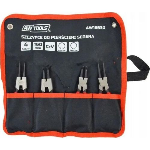 Etau - serre-joint - sauterelle Awtools - AW16630 - Pince à coudre 160 mm 4 pièces, étui ()