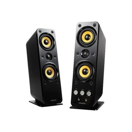 Haut-parleurs Creative GigaWorks T40 Series II - 32W - 2 voies - Noir brillant