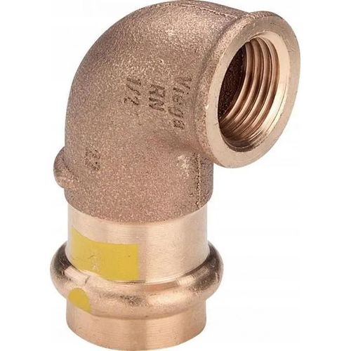 Manchon - raccord - coude Viega - 345822 - COUDE 90° 15 X 1/2 G