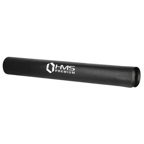 Tapis De Gym - Hms - Mps22 Premium - Noir - 220 Cm X 110 Cm - 6 Mm D'épaisseur