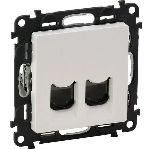 Switch - hub ethernet - injecteur Legrand - 753143 - VALENA LIFE prise informatique double RJ45 cat.6 UTP blanc ()