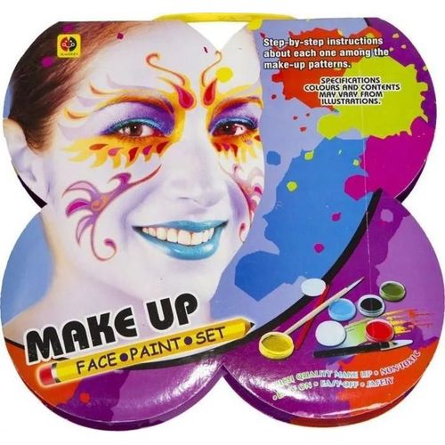 Palette De Maquillage - Boite De Maquillage Icom - Icom1401 - Ensemble De Peinture Faciale Multicolore