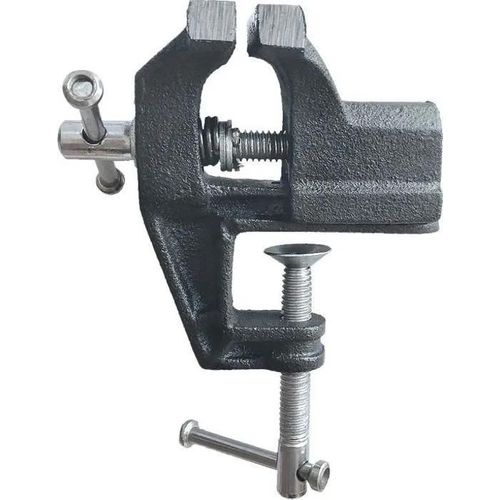 Etau - serre-joint - sauterelle Awtools - AW20116 - Etau d'établi fixe 40 mm ()