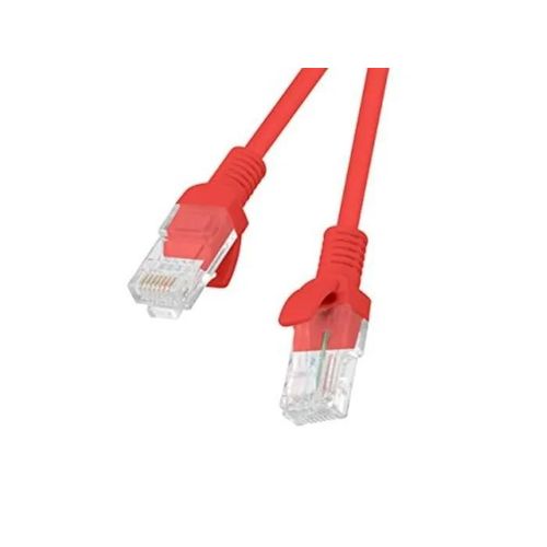 Switch - hub ethernet - injecteur Lanberg - PCU6-10CC-0025-R - pcu6-10 CC-R Cable de reseau Cat. 6 UTP 0025, 0,25 m Rouge