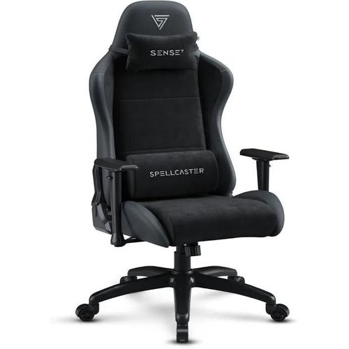 Chaise Gaming - Sense7 - Spellcaster Fuku Xl - Cuir Éco & Alcantara - Inclinaison 160° - Accoudoirs Réglables