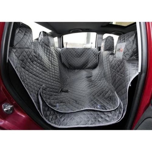 Couverture De Protection Pour Sièges - Hobbydog - Zbosza2 - Polyester - Anti-Déchirures - Gris/Noir