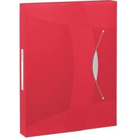 Classeur Esselte - 624048 - Porte-Documents Avec Élastique Vivida 40mm Rouge ()