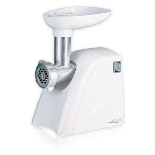 Hachoir à viande - Adler - AD 4803 - 800 W - Acier inoxydable - Bouchon de saucisse