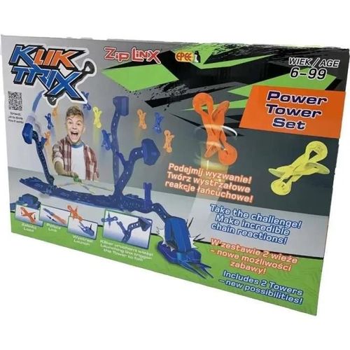 Construction Kliktrix Toy Set Power Of 2 Towers 100 Pieces Epee