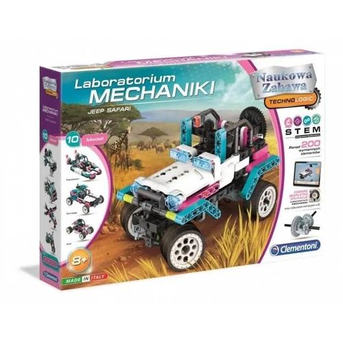 Jouet de construction - CLEMENTONI - Jeep 50123 - Plastique - À monter soi-même - 8 ans