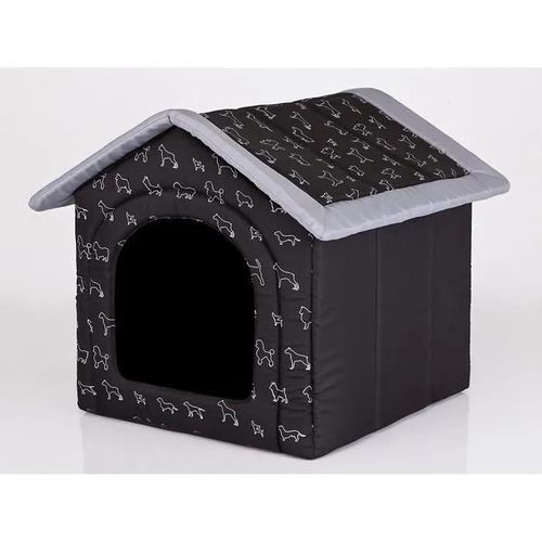 Niche Pour Chien - Hobbydog - R3 - 52 X 46 Cm - Noir - Taille M - Imperméable