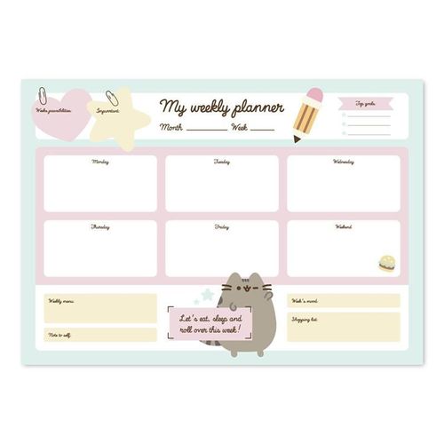 Bloc-Notes Semainier A3 Pusheen
