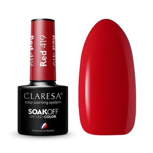 Vernis À Ongle - Claresa - 419 - Rouge - Hybride - 5g Multicolore