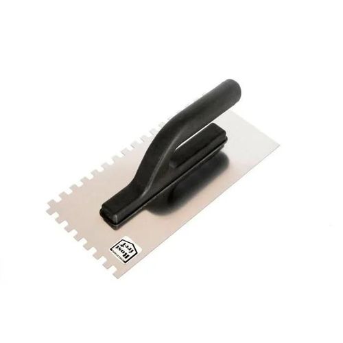 Platoir - truelle - taloche Awtools - AW30210 - Met truelle 270 mm avec dent de 10 mm, manche en plastique