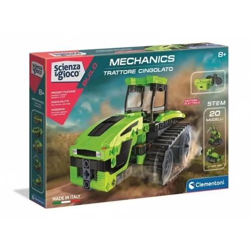 Jouet éducatif - CLEMENTONI - LABORATORIUM MECHANIKI - À monter soi-même - 8 ans - Mixte