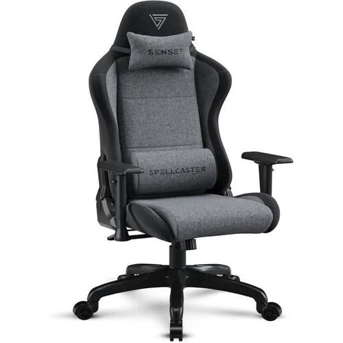 Chaise Gaming - Sense7 - Spellcaster Fuku - Tissu Respirant - Accoudoirs Réglables - Inclinaison 90°-160°
