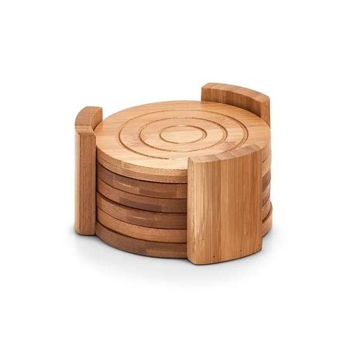 Dessous De Verre - Dessous De Bouteille Zeller - 25378 - Dessous De Verre Set De 7 Pieces, 12,7 X 12,7 X 7 Cm