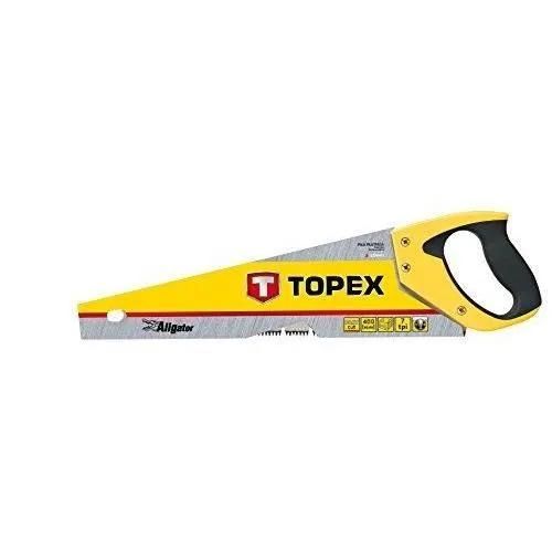 Scie égoïne - Topex - 10A440 - Acier trempé - 400mm - 77 dents par pouce