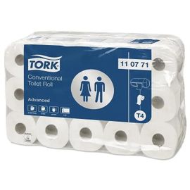 Tork 110771 Papier Toilette Advanced - Blanc - 2 Plis - Lot De 30 - 30 X 400 Feuilles: N: Commerce, Industrie & Science 
