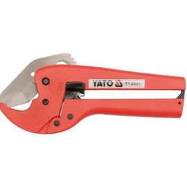 Pince coupe tube PVC pro - YATO - Diamètre jusqu'à 42mm - Mécanisme à cliquet