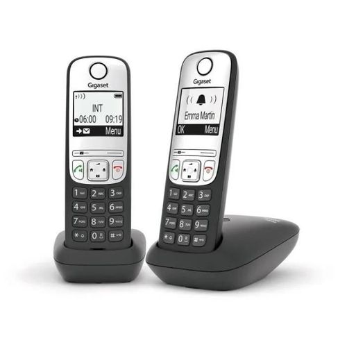 Siemens Telephone Gigaset A690DUO black-silver - 4250366857275