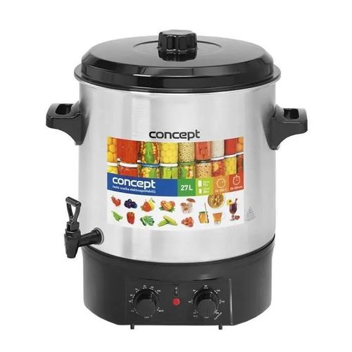 Concept ZH0030, 27 L, 50 °C, 100 °C, Noir, Acier inoxydable, Énergie, 2000 W