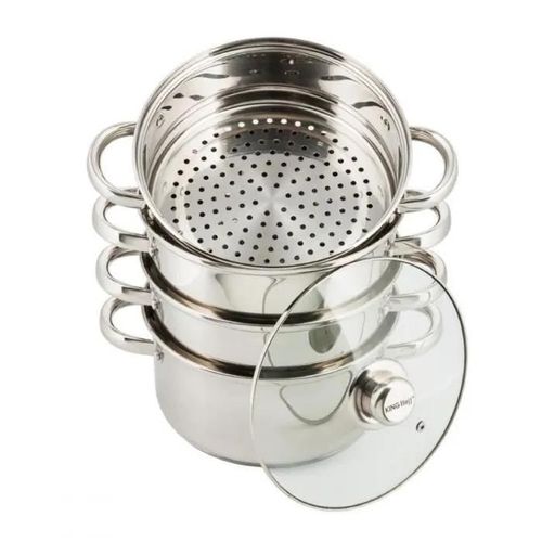 Pot A Vapeur Kinghoff 5 Elem. 18cm Kh-3317