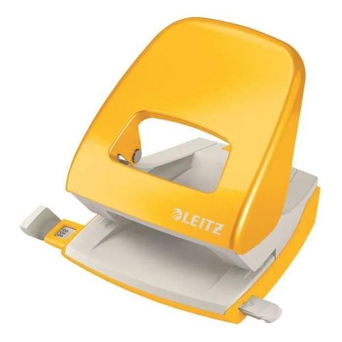 Perforateur De Bureau 2 Trous Leitz Wow - Capacité 30 Feuilles - Jaune