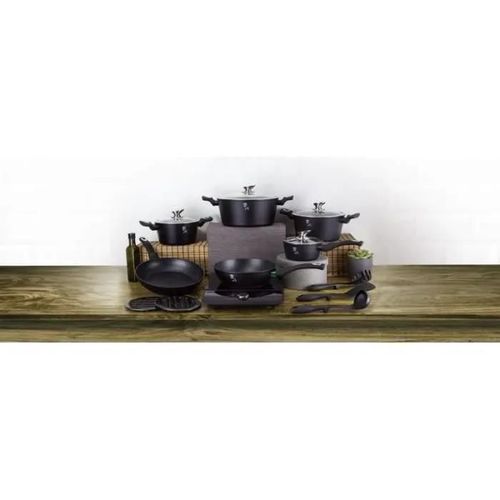 Berlinger Haus Berlinghaus Bh-1474 Set De Casseroles En Granit Avec Couvercle En Verre - Bh/1474