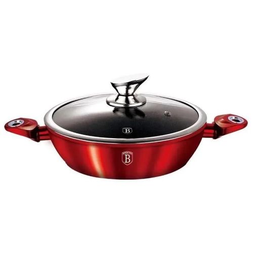 Sauteuse - Pot Granit - Rouge Metallic- 32cm - Berlinger Haus Line Bh-1264