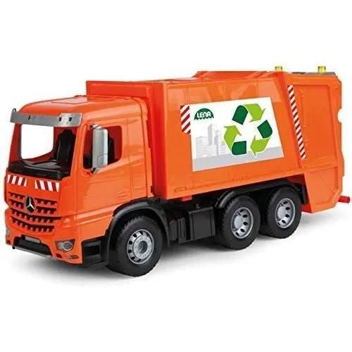 Camion Poubelle Mercedes Benz Arocs Pour Enfants - Lena - Jouet Réaliste Avec Grande Poubelle Standard-Lena
