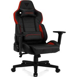 Fauteuil Gaming - Sense7 - Sentinel - Ergonomique - Accoudoirs - Noir-Rouge