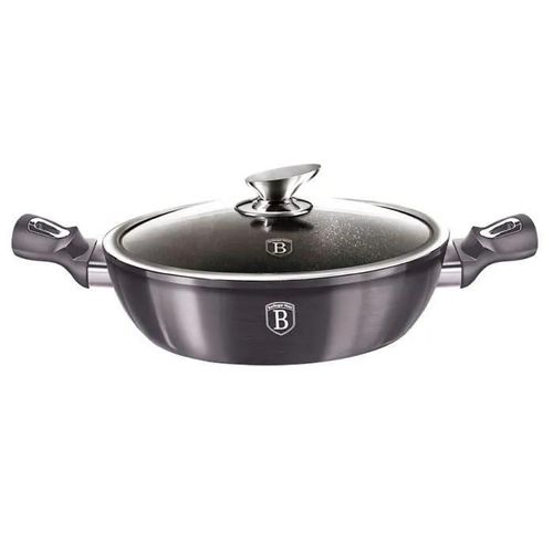 Berlingerhaus Poêle À Frire Avec Couvercle 32 Cm Carbon Pro Line Bh-6899
