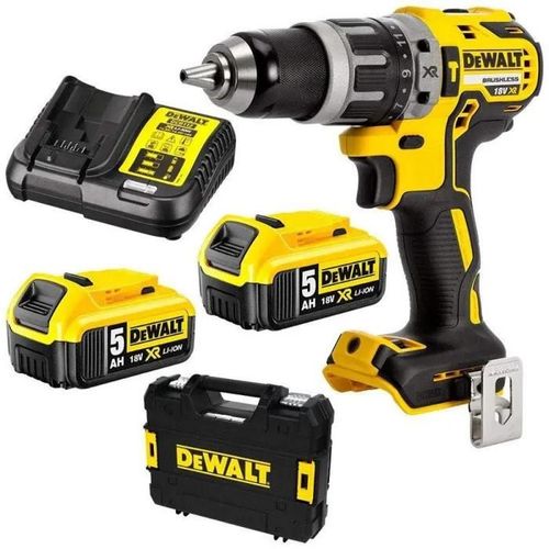Perceuse à percussion 18V XR (2x5,0 Ah) en TSTAK - DEWALT DCD796P2