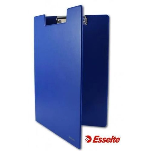 Porte-Bloc A4 - Esselte - Plastifié - Pince En Métal - Couleur Bleu - Mixte