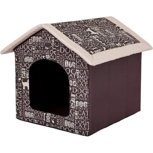 Niche Pour Chien - Hobbydog - R3 - Marron - Taille M - Toit Amovible - Lavable À 30°C