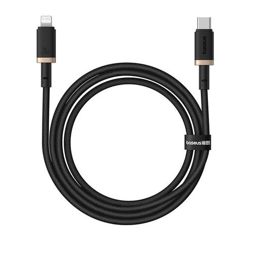 Câble de données USB-C vers Lightning, 20W, 1m - Baseus Dura (P10377800U01-00) - Or / Noir
