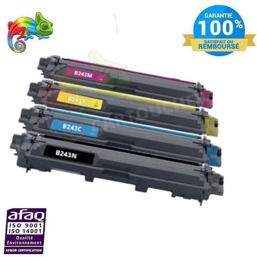 TN247 Compatible Cartouche de Toner Remplacement pour Brother TN-243CMYK TN243CMYK pour DCP-L3550CDW MFC-L3750CDW MFC-L3730CDN
