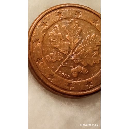 Pièce De 1 Centimes Très Rare 2002 Lettre F