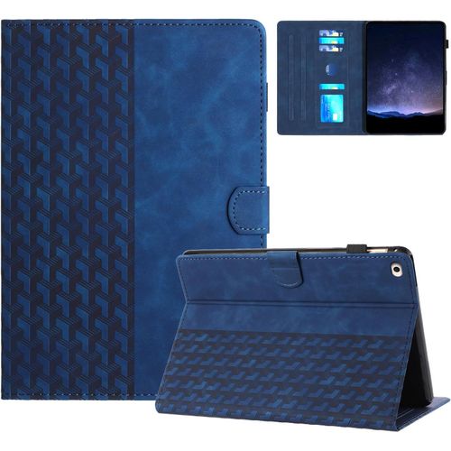 Coque Compatible Avec Ipad Mini 7.9 Pouces Ipad Mini 5/4/3/2/1 Étui Housse En Cuir Pu Tablette Avec Fonction Réveil/Sommeil Automatique Et Support Protection Magnétique, Protection Magnétique -Bleu