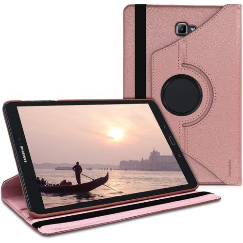 Coque Compatible Avec Samsung Galaxy Tab A 10.1 (S-Pen) (2016) - Coque Housse Protectrice Pour Téléphone En Silicone Or Rose