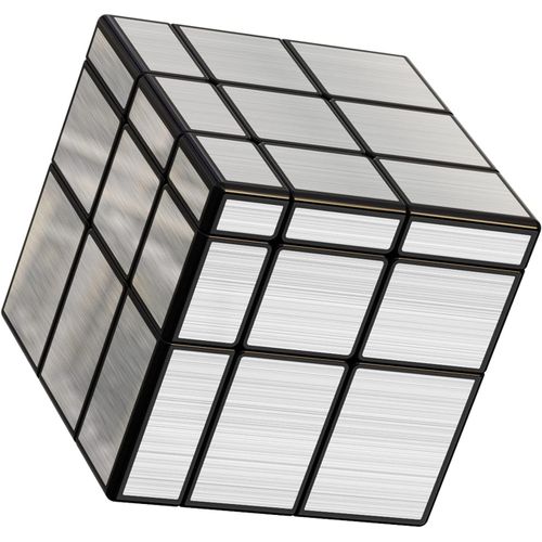 Speed Cube Magique 3x3x3 Miroir Cube de Vitesse, Mirror Magic Cube Puzzle pour Débutants et Utilisateurs Avancés, Cadeau pour Enfants Les Adolescents Adultes(Argent)