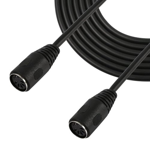 Câble Midi Din 10ft, Câble Audio Din 5pin Femelle À Femelle Pour Synthétiseur De Clavier Midi, Orgue, Piano Électrique, Guitare Midi (3)