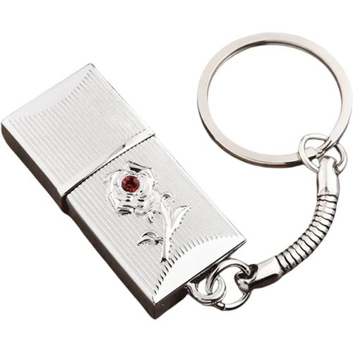 Une Rose Haute Vitesse Externe Mémoire de Stockage USB Memory Stick U Disque Flash Drive pour PC Ordinateur Portable (16Go, Argent)