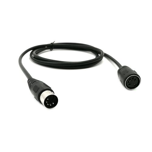 Câble D'extension Midi 5 Broches Din Din 5 Broches Mâle Vers Femelle Pour Clavier Midi Synthétiseur De Piano Électrique Midi Guitar-1.5m