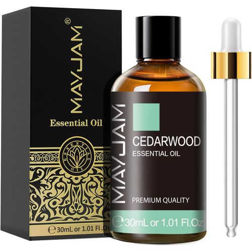 Huile Essentielle de Bois de Cèdre 30ML de Haute Qualité pour Diffuseur, Humidificateur, DIY, Home, Wardrobes