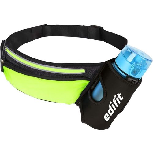 Ceinture Running, Banane Sport, Homme, Femme, Sac De Sport, Accesoires, Avec Porte-Bouteille, Imperméable, Avec Fermeture À Glissière, Sangle Réglable Et Réfléchissante