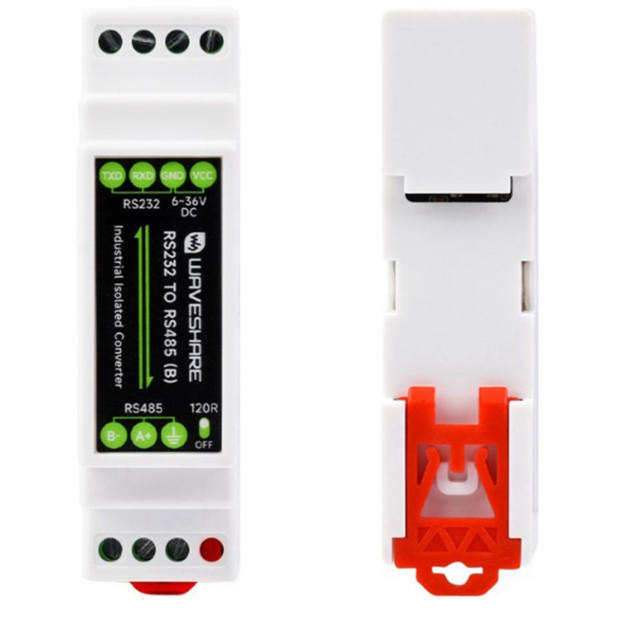 3X Convertisseur de Type Rail Industriel RS232 Vers RS485 30...