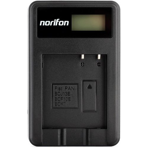 DMW-BCJ13 LCD USB Chargeur pour Panasonic Lumix DMC-LX5, Lumix DMC-LX5GK, Lumix DMC-LX5K, Lumix DMC-LX5W, Lumix DMC-LX7, Lumix DMC-LX7GK, Lumix DMC-LX7K, Lumix DMC-LX7W Caméra et Plus