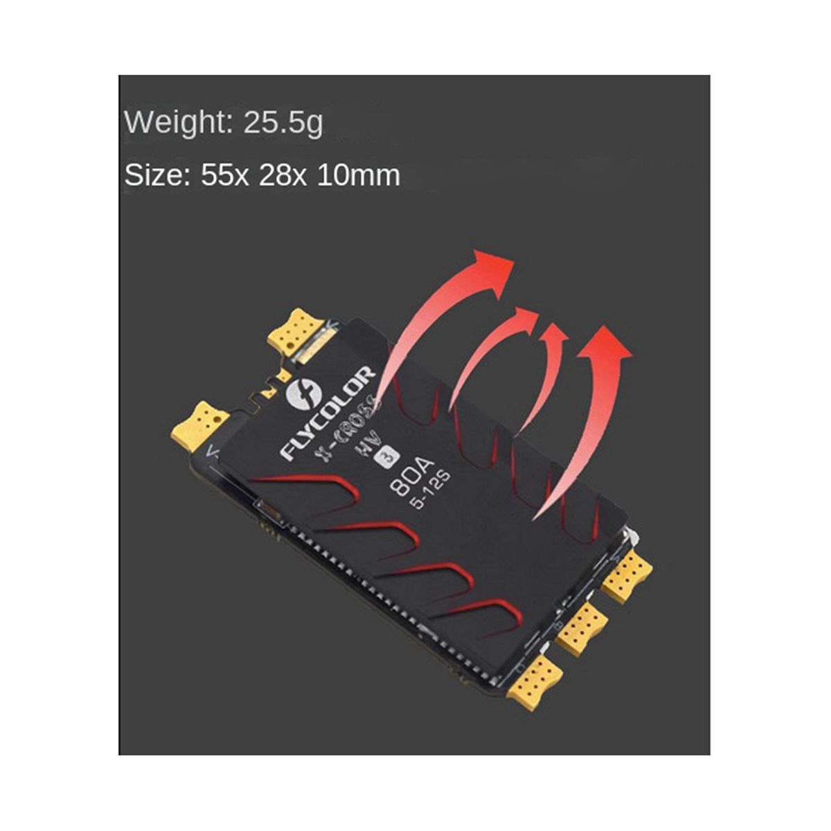 X- Hv3 80a Esc 5-12s Blheli-32 Proshot 64 Mhz 32 Bits Contr... - 6